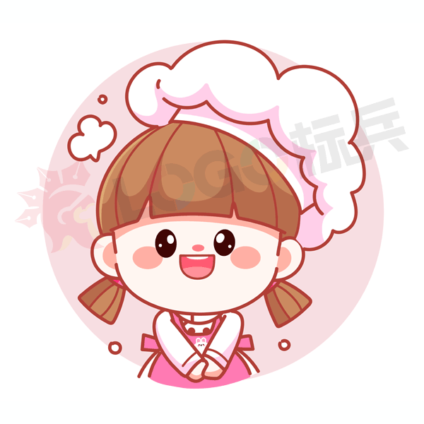 卡通厨师女孩烘焙糕点（九）【AI,PSD源文件】【卡通设计】 - LOGO标兵-专业设计平台-海量素材资源-LOGO标兵-专业设计平台-海量素材资源