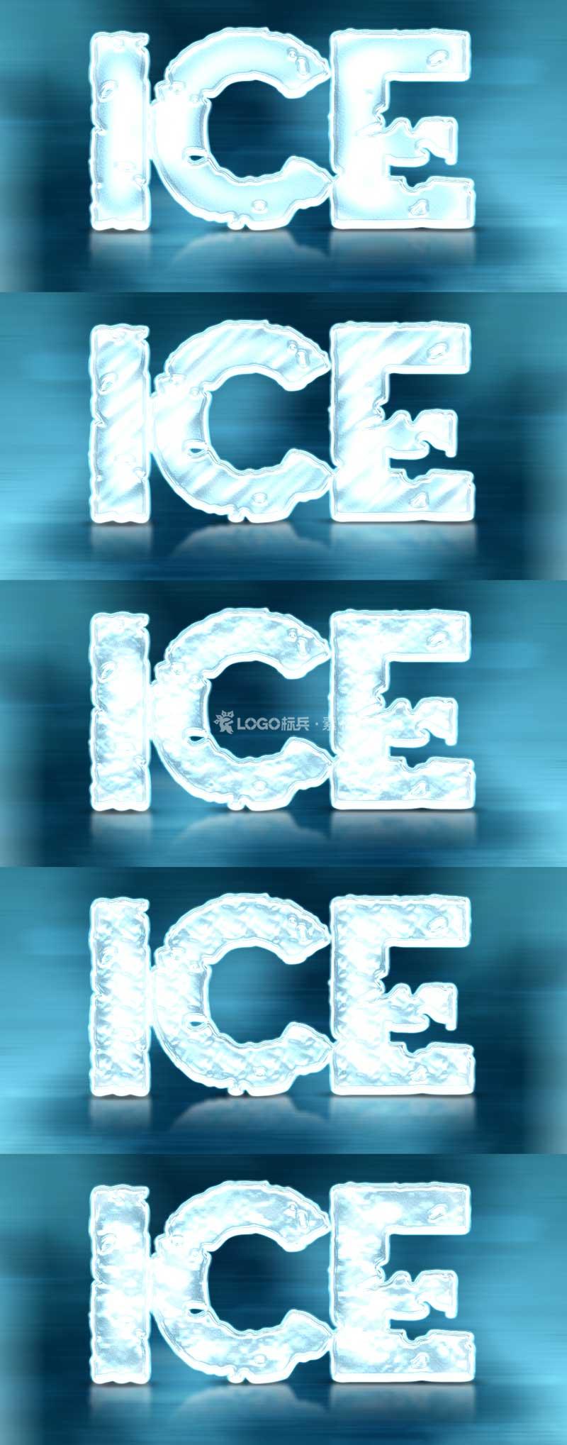 3D冰雪文字特效PS图层样式 - LOGO标兵-专业设计平台-海量素材资源-LOGO标兵-专业设计平台-海量素材资源