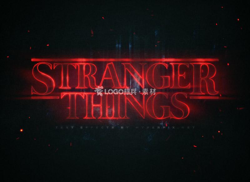 怪奇物语 Stranger Things 海报文字特效PS图层样式 - LOGO标兵-专业设计平台-海量素材资源-LOGO标兵-专业设计平台-海量素材资源