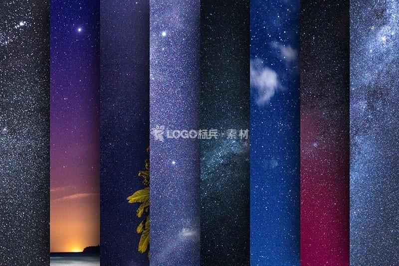 夜空星空背景图素材JPG20款 - LOGO标兵-专业设计平台-海量素材资源-LOGO标兵-专业设计平台-海量素材资源