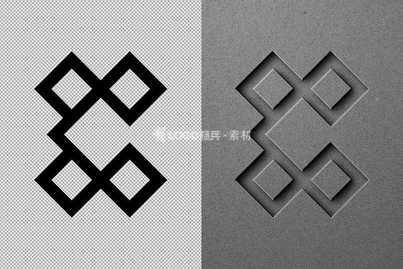 图片[2]-凹凸质感文字效果图层样式PSD - LOGO标兵-专业设计平台-海量素材资源-LOGO标兵-专业设计平台-海量素材资源