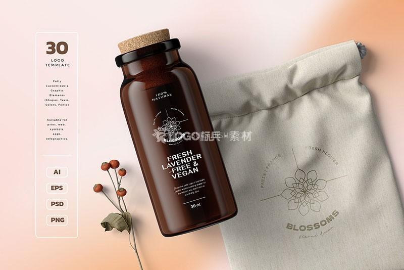 图片[7]-几何花卉logo设计模板100种套装 - LOGO标兵-专业设计平台-海量素材资源-LOGO标兵-专业设计平台-海量素材资源