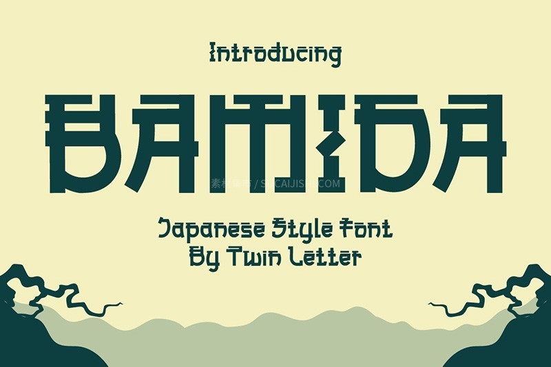 日式和风英文字体12款[合集] - LOGO标兵-专业设计平台-海量素材资源-LOGO标兵-专业设计平台-海量素材资源